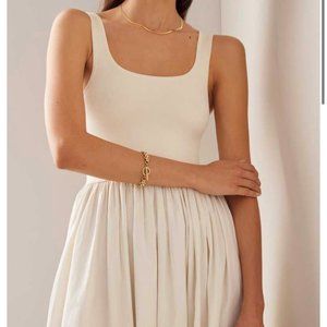 Matteau Ribbed Knit Maxi Dress